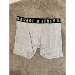 NWT Savage X Fenty Men's Boxer Briefs Grey XL Rihanna